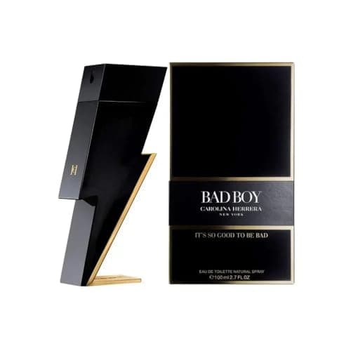 Image of Carolina Herrera Bad Boy 2 Piece Gift Set: Eau De Toilette 100ml - Shower Gel 100ml