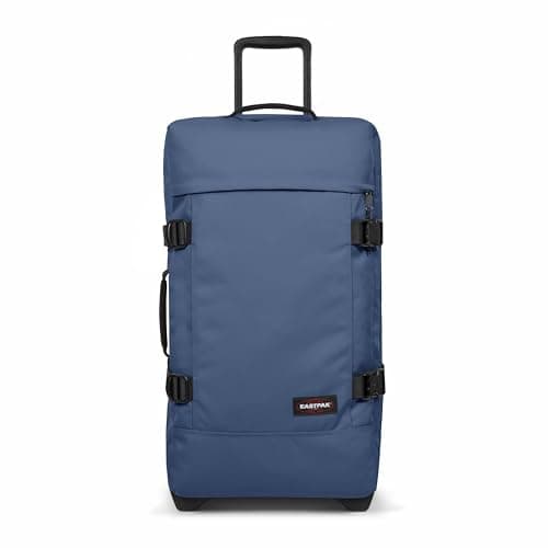 Image of Eastpak TRANVERZ M Suitcase, 67 x 35.5 x 30 cm, 78 L - Powder Pilot (Blue)