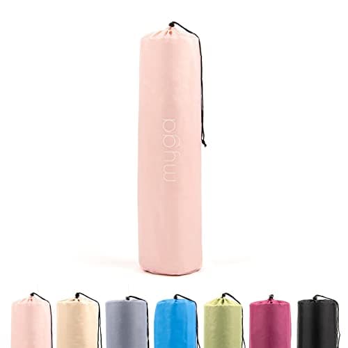 Image of Myga Yoga Mat Bag - Compact Carry Bag for Yoga, Pilates, Fitness & Exercise Mat with Adjustable Strap for Women & Men - Lightweight Waterproof Travel Bag for Home Gym and Studio - Pink