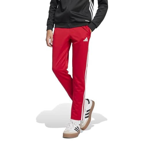 Image of adidas Tiro 25 Essentials Boys' Tracksuit Bottoms, Team Power Red/White, M