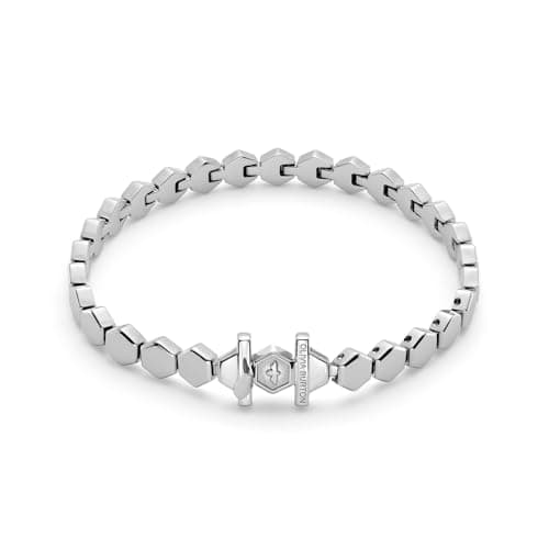 Image of Olivia Burton Women's PETITE HONEYCOMB Collection Bracelet in Stainless Steel with Hexagonal Charms - 24100299