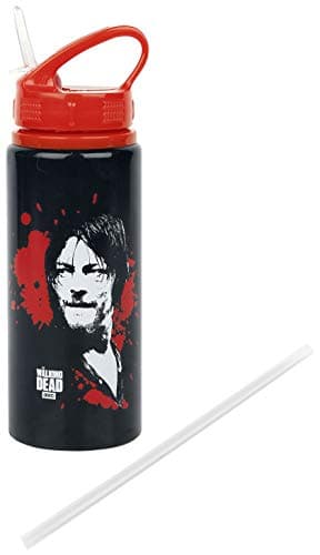 Image of GB eye Ltd The Walking Dead Daryl Walker Hunter Drinking Bottle, Aluminium, Multi-Colour, 7.2 x 7.2 x 21.7 cm