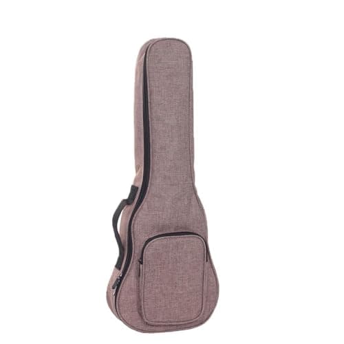 Image of AIGOUT Ukulele Gig Bag Case - 10mm Thick Foam Padding Waterproof Ukulele Backpack for 21 Inch Ukulele, Adjustable Shoulder Straps Ethnic Cover Compatible with Soprano Concert Tenor Ukuleles