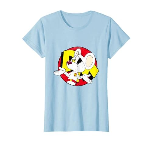 Image of Danger Mouse Nonchalant Pose Distressed T-Shirt
