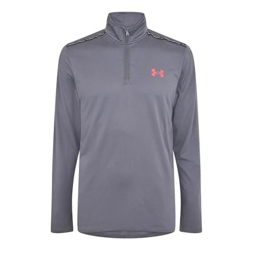Image of Under Armour Mens Tech Quarter Zip Fleece Grey M