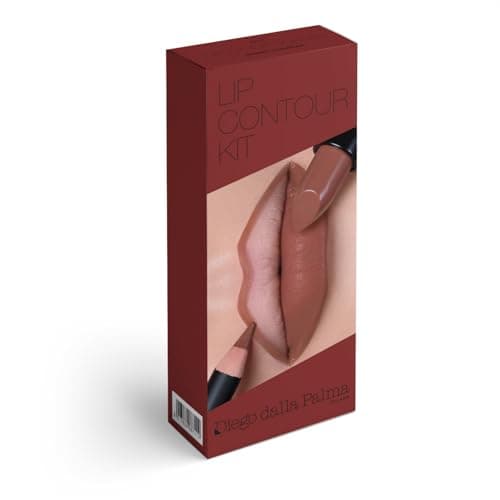 Image of Diego Dalla Palma Lip Contour Kit Gianduja 504 2 Piece Gift Set: Lipstick 4g - L