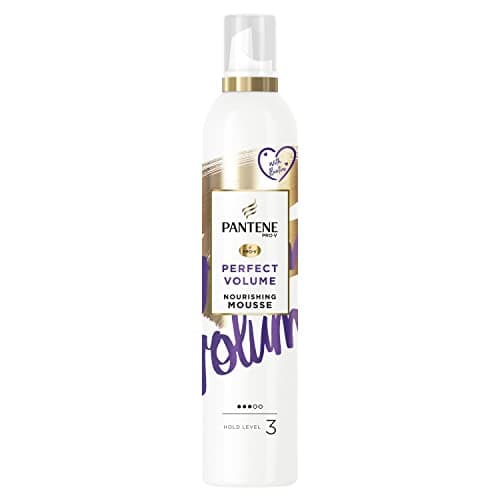Image of Pantene Hair Mousse For Volume, Heat Protection Spray Hair Thickening Products For Women, 6 x 200 ML, Volumising For Thicker, Fuller Looking Hair, Non Sticky With Biotin For Fine Hair, VALUE PACK