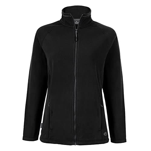 Image of Craghoppers Womens Expert Miska 200 Full Zip With Pockets Fleece Jacket, Black, 12 EU