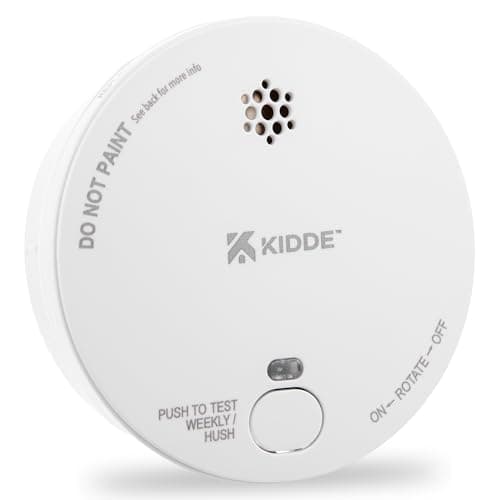 Image of Kidde 2030-DSR Battery Powered Optical Smoke Alarm for Home | 9V Replaceable Battery (Included) | 10 Year Sensor Life and Fully Certified