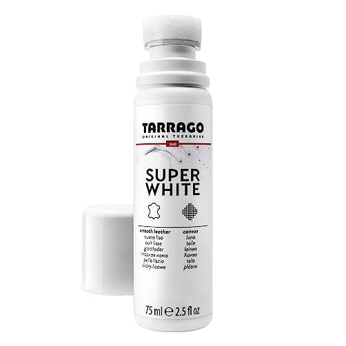 Image of Tarrago Super White 75 ml | Shoe Whitener | Suitable for Any Surface: Leather, Smooth Leather, Synthetic Leather and Canvas | For Shoes and Slippers