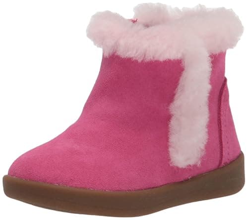 Image of UGG Baby Girl I Mallya Fashion Boot, Pink Azalea Suede, 0-1 Infant