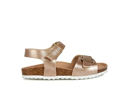 Image of Geox Girls J Adriel C Sandal, C000b Rose Gold, 11.5 UK Child