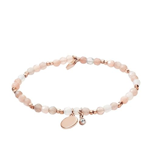 Image of Fossil Bracelet for Women Wellness, Inner length: 165mm Nude Semi-Precious Bracelet, JA6945791