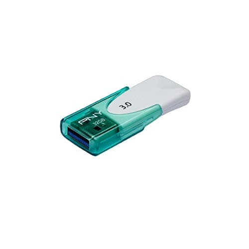 Image of PNY Attaché 4 32 GB USB3 Memory Stick/Drive, 6782789,Green