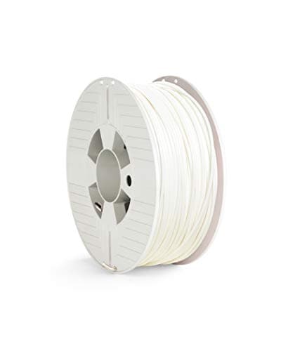 Image of VERBATIM PLA filament 3D printing 2.85mm 1kgI high end polyactide filament for material extrusionI for 3D printer and 3D pen I 3D printer filament made of PLA 1 spool 126m white