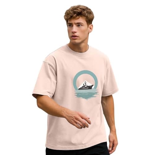 Image of NOBERO Men's T-Shirt, pink, XL