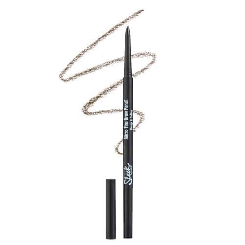 Image of Sleek MakeUP Micro-Fine Brow Pencil for Precise Hair Like Strokes, Waterproof, Long Lasting, Dual Ended, Dark Brown