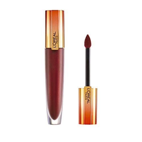 Image of L'Oreal Rouge Signature Liquid Lipstick - I Fascinate 205 (Gold Top)