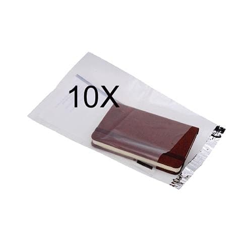 Image of Ampac Envelope 165x230mm Lightweight Polythene Clear with Panel (Pack of 100 X 10) + Free FINCHLEY Pen