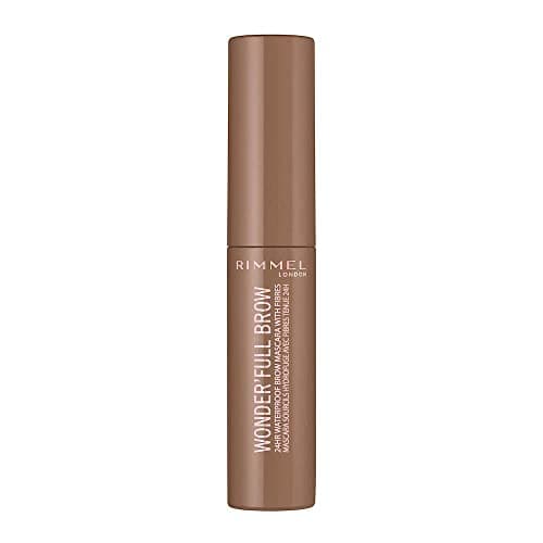 Image of Rimmel London Wonder’Full Brow 24HR Waterproof Brow Gel, with Fibres for Plump Thick Brows, Light, 4.5 ml