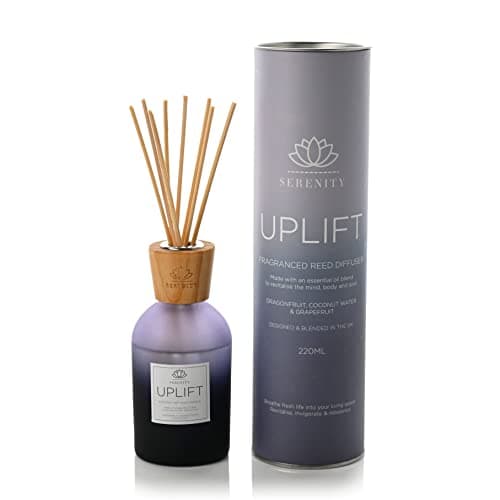 Image of Serenity Glass Reed Diffuser - Uplift Dragonfruit, Coconut Water & Grapefruit 220ml