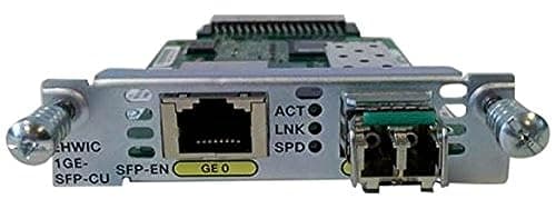 Image of Cisco EHWIC-1GE-SFP-CU= Connecting Gigabit Ethernet High-Speed WAN Interface Card