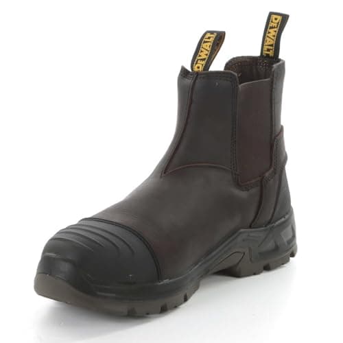 Image of DEWALT Grafton Dealer Safety Boot Brown, Water-resistant Size 8