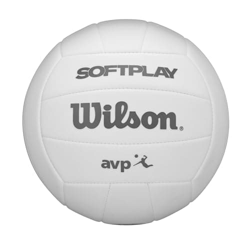 Image of WILSON AVP Soft Play Volleyball - Official Size, White
