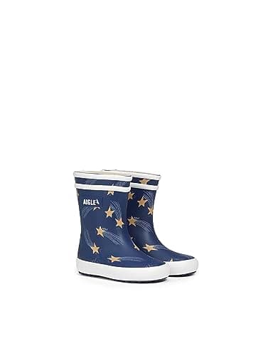 Image of Aigle Boy's Unisex Kids Baby FLAC PLAY2 Rain Boot, Blue, 5.5 UK Child