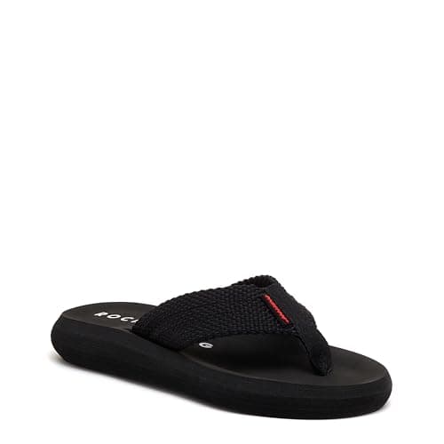 Image of Rocket Dog Women's Sunset Webbing Flip Flop, Black, 10