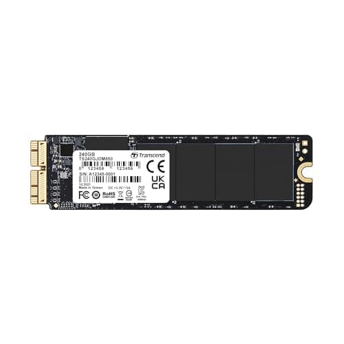 Image of Transcend 240GB JetDrive 850 SSD (without enclosure) for MacBook Air 11" & 13" (Mid 2013 – 2017), MacBook Pro Retina 13" & 15" (Late 2013 – Mid 2015) Up to 1600/1400 MB/s TS240GJDM850