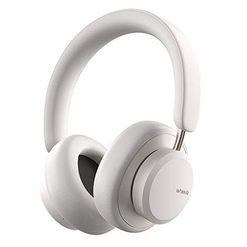Image of Urbanista Miami Over Ear Headphones, Active Noise Cancelling Bluetooth Headphones, 6 ENC Noise Cancelling Mics, 50 Hr Playtime, Hybrid ANC with Transparency mode, On Ear Detection & Carry Case, White