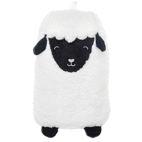 Image of Sass & Belle Sheep Hot Water Bottle - Cosy Adults or Kids Hot Water Bottle – Cute Sass and Belle Design for Comfort, Great for Relaxation & Bedtime Warmth