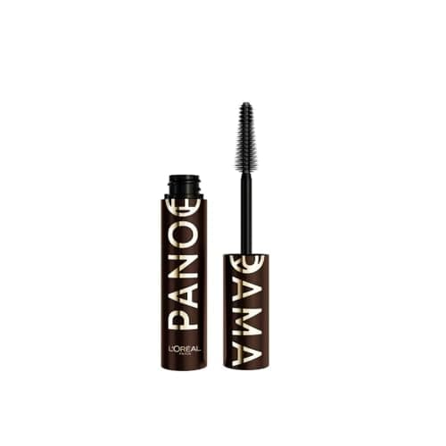 Image of L'Oréal Paris Brown Mascara, Volume Million Lashes Panorama Chromatic Mascara, Up to 1.4x Bigger-Looking Eyes, Up to 24 Hour Wear, Smudge and Clump Resistant, Brun Leather