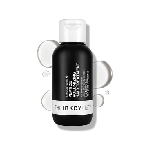 Image of The Inkey List Peptide Volumizing Hair Treatment 100ml, For Thicker, Fuller Hair, Combats Limp Hair, Fragrance Free, Suitable For All Hair Types