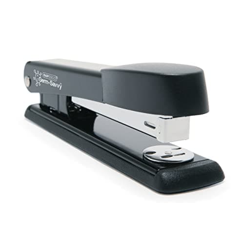 Image of Rapesco R54500B2 Germ-Savvy Antibacterial, Marlin Full Strip Metal Stapler, Black