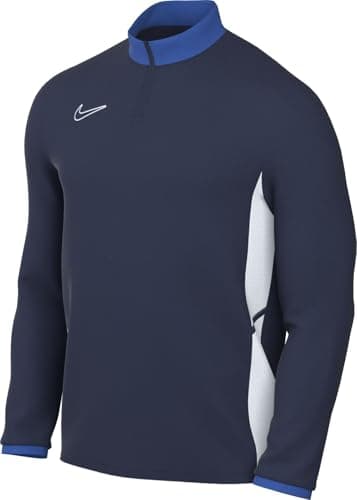 Image of NIKE FZ9767-410 M NK DF ACD25 DRIL TOP Sweatshirt Men's MIDNIGHT NAVY/ROYAL BLUE/WHITE/WHITE Size L