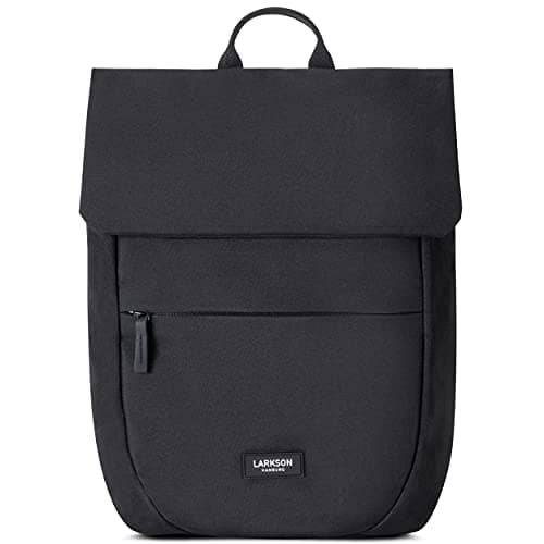 Image of LARKSON Backpack Women Small Black - RONJA - Modern and Elegant Daypack for University, Leisure, Work - Women's Fashion Backpacks - 13 Inch Laptop Compartment - Water-repellent