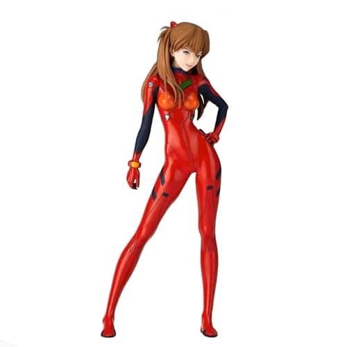Image of Zhongkaihua Asuka Langley Soryu Figure Statue Red Battle Suit Standing Model 20CM PVC Asuka Langley Figure Collectible Desktop Decorations
