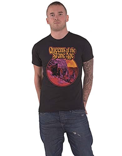 Image of Queens Of The Stone Age Tee: Hell Ride - Large - Black - Unisex