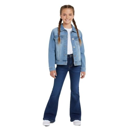 Image of A2Z 4 Kids Boys Denim Jacket Classic Stylish Fashion Coat for Children Durable Cotton Jeans - Boys Denim Jacket J11 Light Blue 11-12