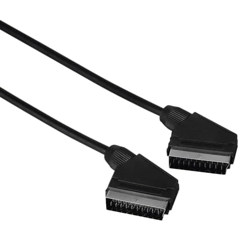 Image of Hama Scart Cable Basket 1.5 m 21-Pin for TV Connection Video Cable Black