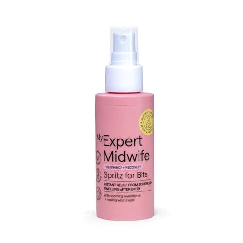 Image of My Expert Midwife Spritz for Bits, 100ml Pregnancy & Postpartum Relief Spray to Ease Perineal Discomfort, Hospital Bag Maternity Essential, Natural Formula for Soothing Care Before & After Birth