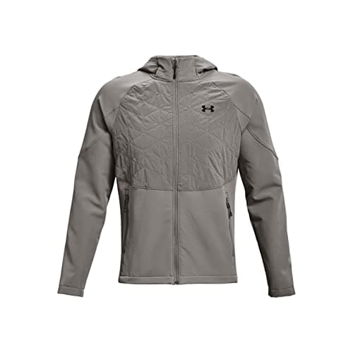 Image of Under Armour Men CoolGear React Hybrid Lite Jacket Maroon/Black Large