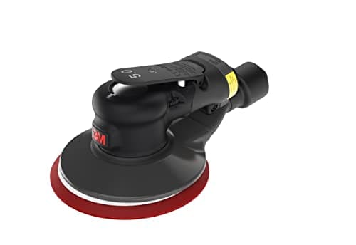 Image of 3M Xtract Pneumatic Random Orbital Sander, 88958, 150 mm, Self-Generated Vacuum, 5 mm Orbit, 1 per case