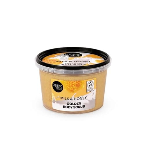 Image of Organic Shop 250ml Body Scrub Milk & Honey