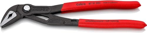 Image of KNIPEX Cobra ES Water Pump Pliers Extra-Slim with Non-Slip Plastic Coating 250 mm, 87 51 250