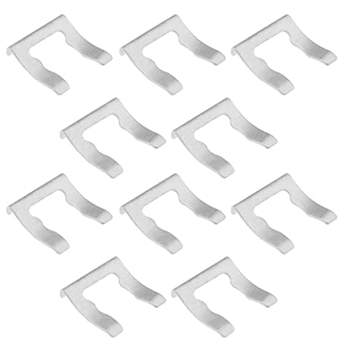 Image of Create idea 10PCS Car Brake Hose Clips Brake Line Retainer Manganese Steel Replacement U-Shaped Brake Hose Bracket Brake Hose Retaining Clamp 25.5x24mm