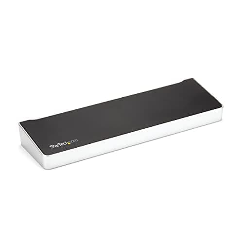 Image of StarTech.com USB-C Triple Monitor Docking Station for MacBook Pro / Air M1 M2 M3 M4 & Windows, Universal 4K HDMI DP Dock, Thunderbolt Compatible, 60W Laptop Charging - TAA