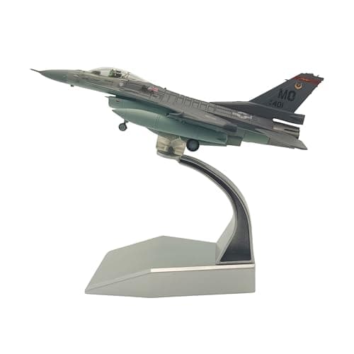 Image of 1:100 Scale Die-Cast Airplanes F-16 Fighting Falcon Fighter Jet Model Bomber Fighter Attack Plane Military Model Plane Collection Plane for Gifts